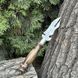 Вилка для зняття м'яса з дерев'яною ручкою 280х3мм ретро Mza-1991915000980 фото 5